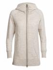 Icebreaker  WMNS DIA LONG HOODED JACKET (Fawn HTHR)
