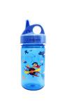 NALGENE KINDERFLASCHE 'GRIP-N-GULP' (0,35 L mit Deckel blau Flugzeug)