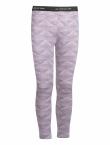 Icebreaker  KIDS OASIS LEGGINGS DIAMOND LINE (Silk Hthr/Eggplant)