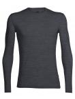 Icebreaker  MENS ANATOMICA LS CREWE  (Jet HTHR/Black/Jet HTHR)
