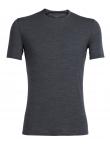 Icebreaker  MENS ANATOMICA SS CREWE  (Jet HTHR/Black)