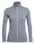 Icebreaker  WMNS DIA LS ZIP  (Gritstone HTHR/Snow/Gritstone HTHR)
