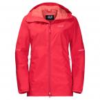 Jack Wolfskin SIERRA PASS JACKET WOMEN (tulip red)