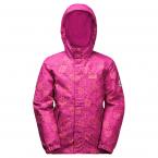 Jack Wolfskin G KAJAK FALLS PRINTED JKT (fuchsia allover)