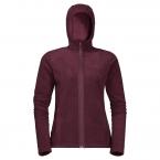 Jack Wolfskin SKYWIND HOODED JACKET W (fall red)