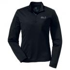 Jack Wolfskin TRAIL HALF ZIP WOMEN (black)
