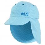 Jack Wolfskin DESERT SUN HAT KIDS (turquoise checks)