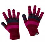 Jack Wolfskin CROSS KNIT GLOVES KIDS (dark ruby)
