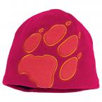 Jack Wolfskin KIDS FRONT PAW HAT (beetroot red)