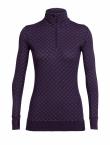 Icebreaker  WMNS AFFINITY THERMO LS HALF ZIP (Burgundy HTHR)