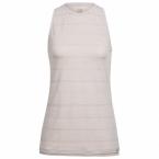 Icebreaker WMNS ARIA SLEEVELESS COMBED LINES (Pumice/Snow)