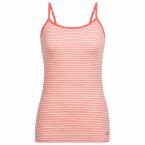 Icebreaker WMNS SIREN CAMI (poppy red/Snow/Stripe)