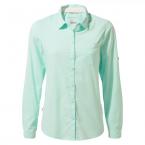 Craghoppers NosiLife BARDO LS SHIRT WOMEN (capri blue)