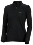  Columbia WOMEN'S BASELAYER HEAVYWEIGHT LS 1/2 ZIP (black)