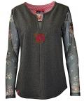 Almgwand DELPSJOCH Bluse Women (anthrazit/schwarz)