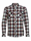 Icebreaker  MENS LODGE LS FLANNEL SHIRT (Saddle/Nori HTHR/Plaid)