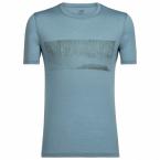 Icebreaker MENS TECH LITE SS CREWE HARD RAIN (vapour)