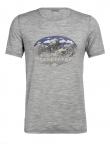 Icebreaker MENS TECH LITE SS CREWE K2 CREST (Metro HTHR)