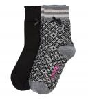 Odd Molly SOCKY SOCK Doppelpack (grey glitter)