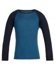 Icebreaker KIDS 200 OASIS LS CREWE (Prussian blue/Midnight Navy)