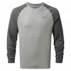 Craghoppers NosiLife BAYAME LS SHIRT MEN (black pepper marl/soft grey marl)