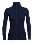Icebreaker  WMNS DESCENDER LS ZIP (Midnight Navy/Ice Blue)