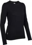 Icebreaker  WMNS TECH TOP LS CREWE (Black)