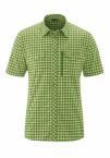 Maier Sports PEYO SS HEMD MEN (green check)