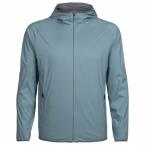 Icebreaker MENS CORIOLIS HOODED WINDBREAKER (Vapour/Metal)