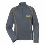 Jack Wolfskin KIDS SUPERTHERMIC HALFZIP (ebony)