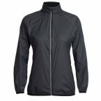 Icebreaker WMNS RUSH WINDBREAKER (Black/Embossed)