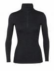 Icebreaker WMNS 250 VERTEX LS HALF ZIP MOUNTAIN DASH (Jet HTHR/Black)