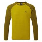 Mountain Equipment REDLINE LS TEE (acid stripe/fir green)