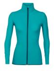 Icebreaker WMNS DESCENDER LS ZIP (ARCTIC TEAL/Kingfisher)