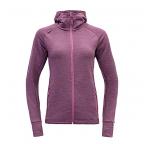 Devold NIBBA WOMEN JACKET W/HOOD (iris melange)