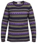 Fjällräven ÖVIK FOLK KNIT SWEATER W (alpine purple)