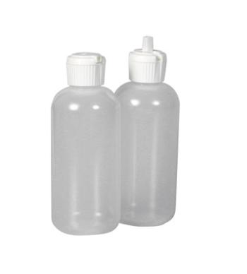 BASICNATURE FLÄSCHCHEN MIT KLAPPAUSGIESSER (120 ml 2 Stück)