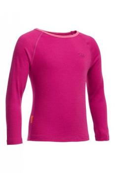 Icebreaker  KIDS OASIS LS CREWE (Raspberry/Shocking)