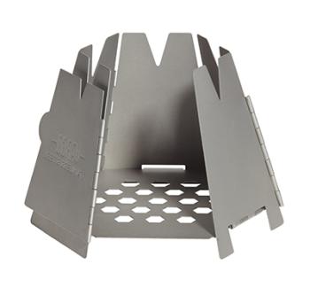 VARGO 'HEXAGON' EDELSTAHL HOLZOFEN