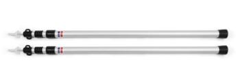 BASICNATURE AUFSTELLSTANGEN, ALU, TELESKOP (Big', 100-240 cm 2 Stück)