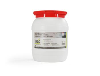 BASICNATURE WEITHALSTONNE, RUND (weiß 6,4 L)
