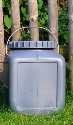BASICNATURE WEITHALSTONNE (grau 20 L eckig)