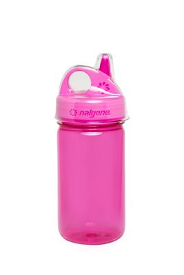 NALGENE KINDERFLASCHE 'GRIP-N-GULP' (0,35 L mit Deckel pink)