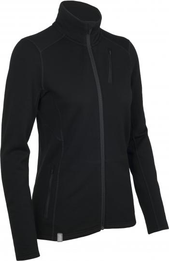Icebreaker WMNS CASCADE LS ZIP (Black)