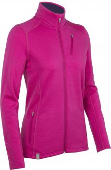 Icebreaker WMNS CASCADE LS ZIP (Magenta)