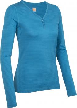 Icebreaker Wms OASIS LS HENLEY STRIPE (Cruise)
