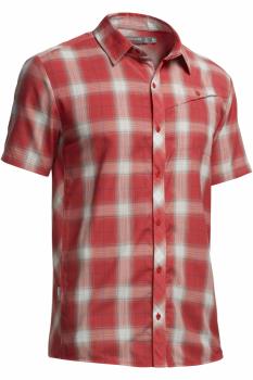 Icebreaker MENS DEPARTURE SS SHIRT PLAID (Clay)