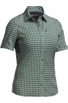 Icebreaker WMNS TERRA SS PLAID (Panther/Panther)