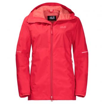 Jack Wolfskin SIERRA PASS JACKET WOMEN (tulip red)