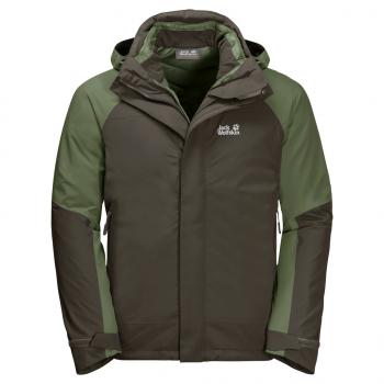 Jack Wolfskin STETING PEAK JACKET M (dark moss)